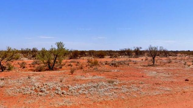 Overland Airstrip is a gravel runway located inland of Shark Bay in Western Australia. Picture: Supplied/ Google Maps