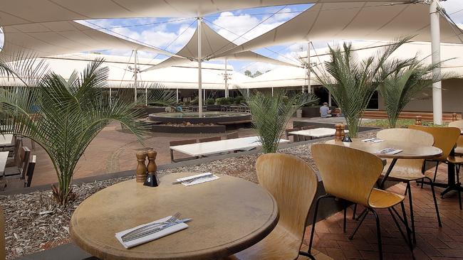 Facilities of Voyages Ayers Rock Resort near Uluru, Northern Territory.