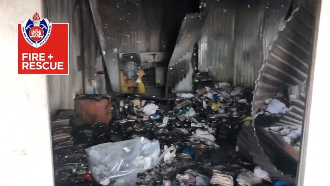 IN OTHER NEWS: Inside look at the Brookvale storage facility fire