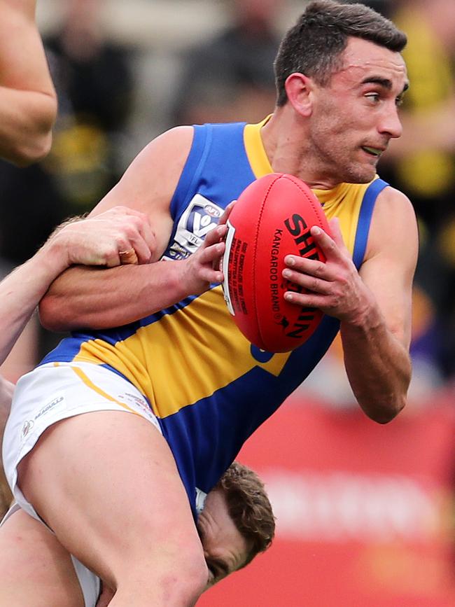 Adam Marcon in action for Williamstown. Picture: Michael Klein