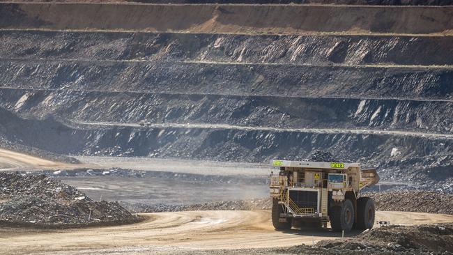 A haul truck at CITIC's Sino Iron operations.