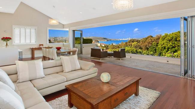 Nick Hawkins lives in a sprawling five-bedroom mansion in Mosman. Picture: Supplied