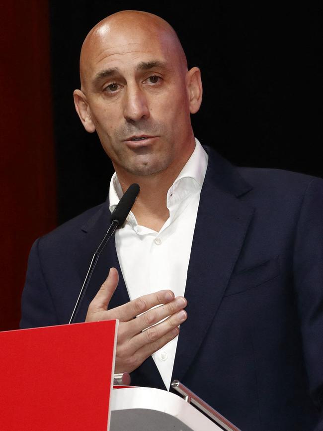 Rubiales has refused to stand down despite widespread condemnation. Picture: Eidan Rubio / RFEF / AFP.