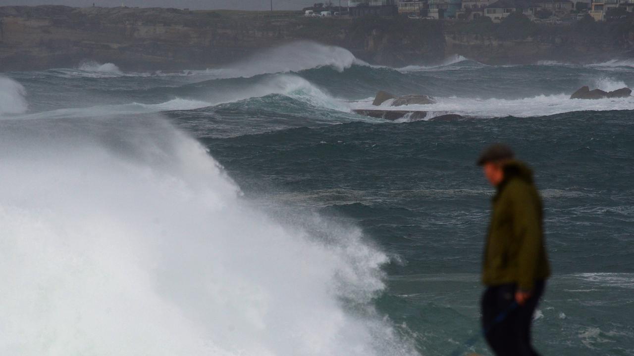 Wild waves have thrashed Sydney’s east. Picture: NCA NewsWire/Jeremy Piper