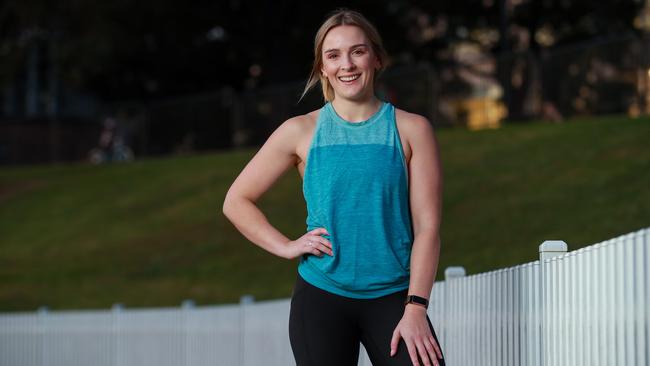 Aussie Fitbit user Georgia Katos has welcomed the study. Picture: Justin Lloyd