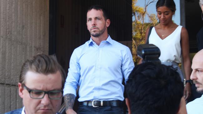 Former NT Police constable Zach Rolfe told the court ‘animal bar was used every day’. Picture: Jason Walls