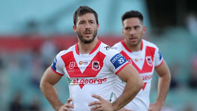 Hunt was a lightning rod for criticism during his early days at the Dragons. Picture: Getty