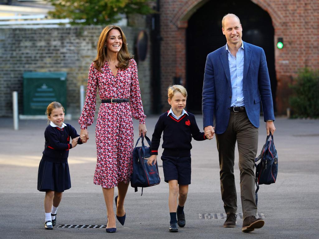 Kate and William are thoroughly in control of when their children are photographed, and by whom. Picture: Aaron Chown/Pool/AFP