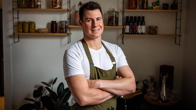 Top Adelaide chef Max Sharrad, in the dining room of his home. Picture: Tom Huntley.