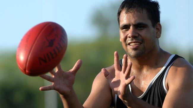 Warren Berto, pictured when he was playing for the Nightcliff Football Club