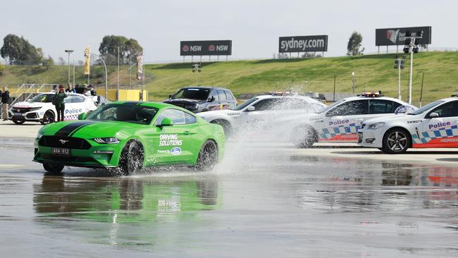 Police will share the track with enthusiasts at Beat the Blue. Photo: Chequered Flag Photography