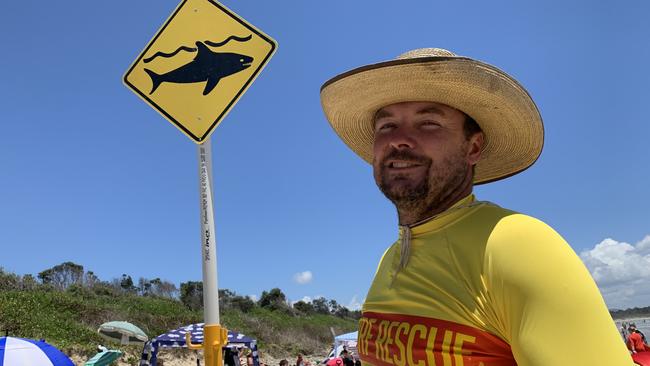 Daniel Carey from Crowdy Head SLSC was on patrol on Monday, January 2, when a 2.5metre bull shark forced the closure of the beach.