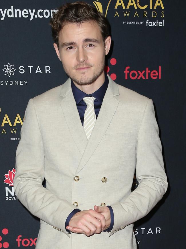 Walking Dead star Callan McAuliffe worked with Rush and described him as a gentleman. Picture: Richard Dobson