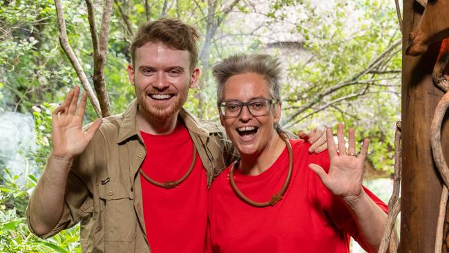 Max Balegde (left) and Geraldine Hickey are out of the jungle.