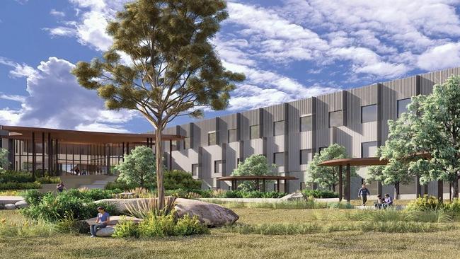 An artist’s impression of the $330m Eurobodalla Regional Hospital. Picture: Supplied