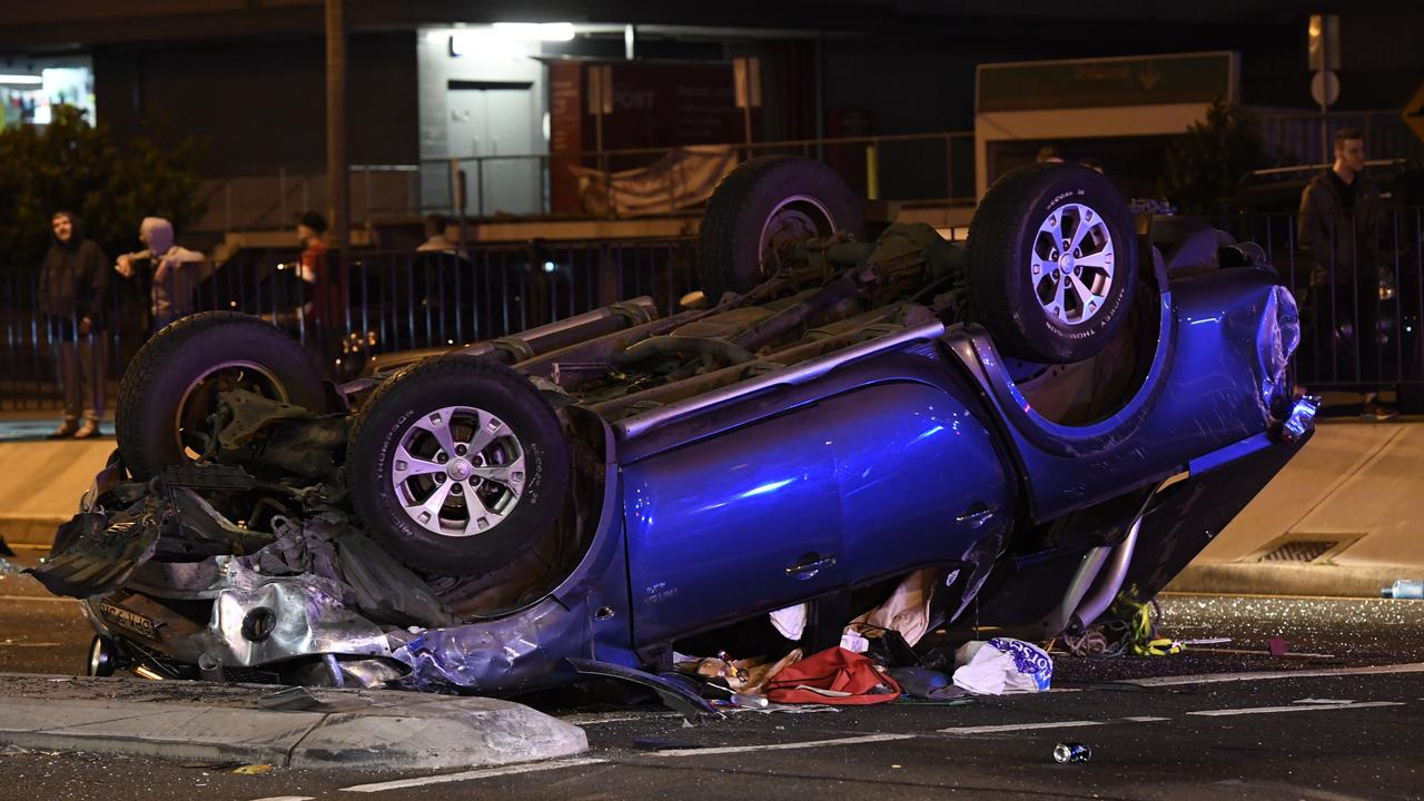 A crash in which a woman was killed. Picture: Gordon McComiskie