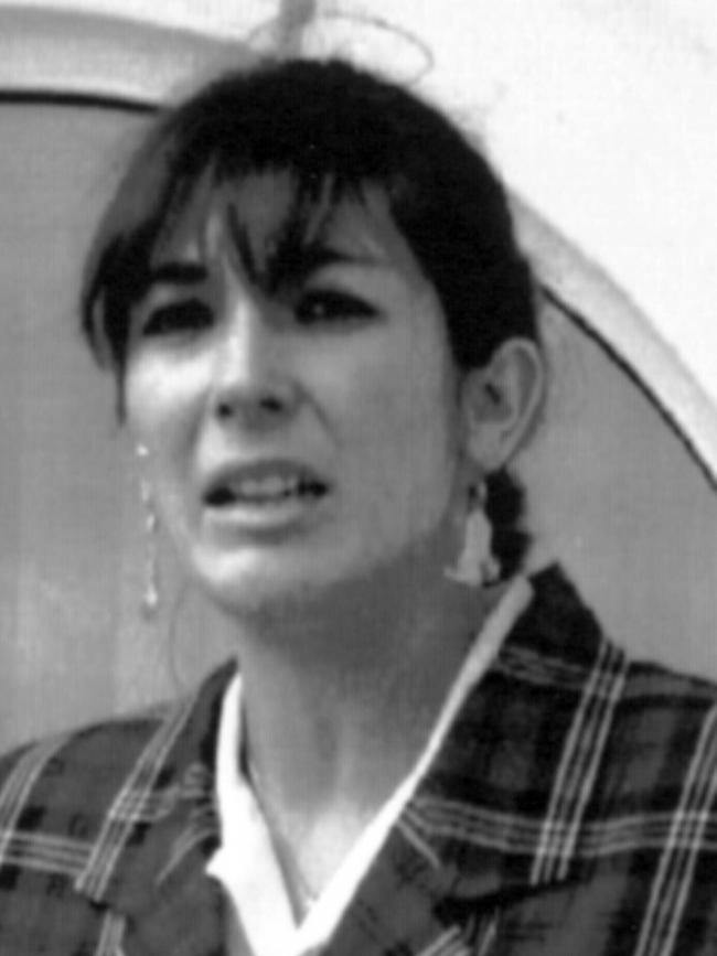 A young Ghislaine Maxwell pictured in 1992. Picture: Supplied