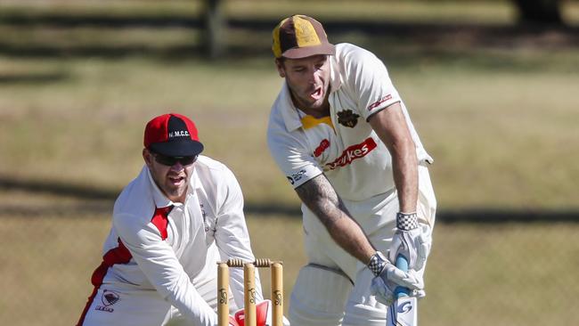 Mathew Meagher batting for Heatherhill.