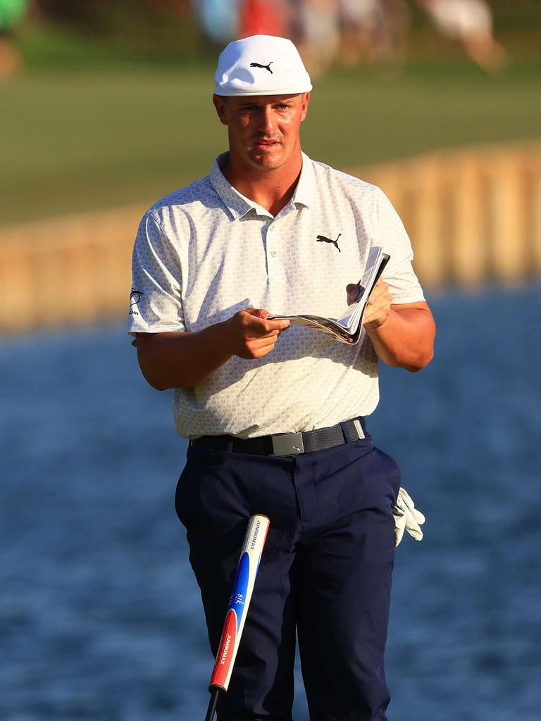 Bryson DeChambeau of the United States.