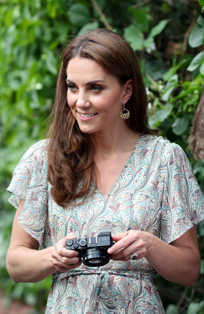 Kate Middleton has become the patron for the UK’s Royal Photographic Society. Picture: AFP