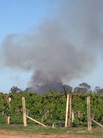 Burning at a property in Birdwoodton.