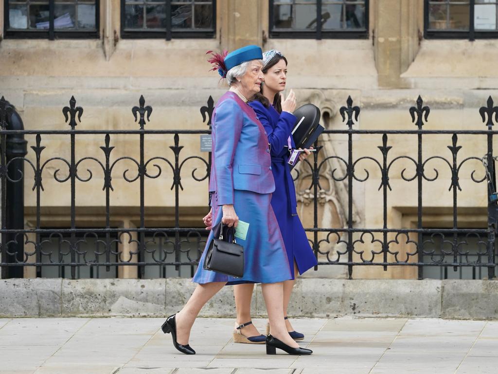 Lady Susan Hussey arriving at Westminster Abbey. Picture: Joe Giddens/PA Images via Getty Images