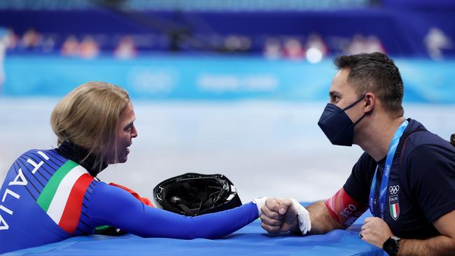 Arianna Fontana is still delivering gold for her country. Photo by Matthew Stockman/Getty Images.