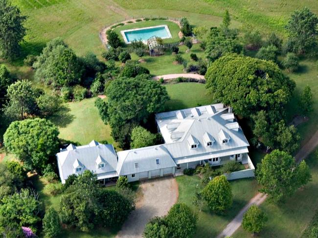 View of house 'Clovelly', 38-68 Balmoral road, Montville, Queensland.