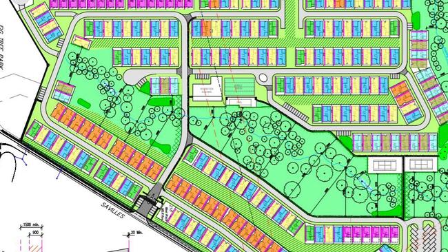 An updated design for the controversial proposed Highworth retirement village near Nambour.