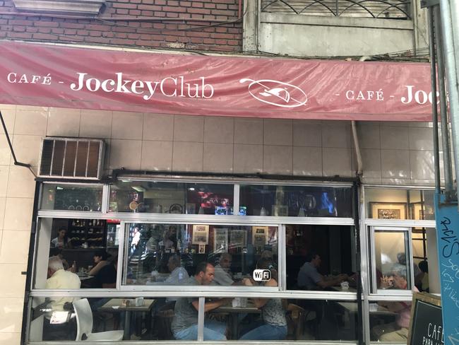  The Jockey Club Cafe where Gil Pereg returned with police, where cafe owner says the sisters — Lily Pereg and her sister Pyrhia Sarusi — had breakfast before going to Gil’s home. It could have been their last meal. Picture: News Corp Australia