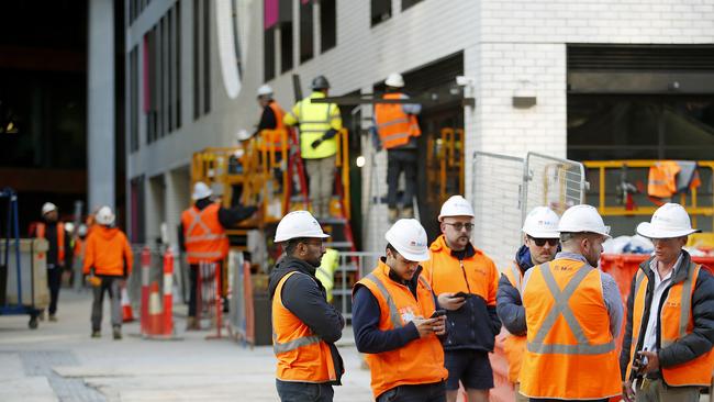 The Fair Work Commission has proposed taking over Construction and General division branches in New South Wales, Victoria, Queensland, Tasmania, the Northern Territory and South Australia. Picture: NewsWire / John Appleyard