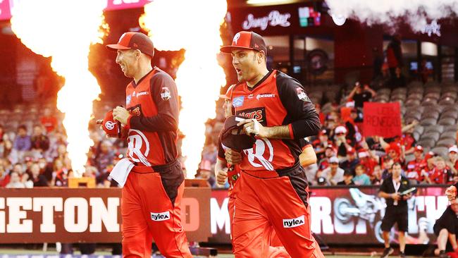 Mohammad Nabi, right, will again be a key the Renegades BBL campaign. Picture: Michael Dodge/Getty Images)