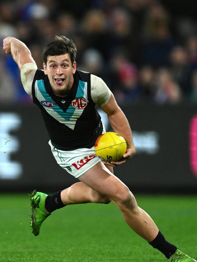 Zak Butters has been one of Port Adelaide’s best players in 2023. Picture: Quinn Rooney/Getty Images.