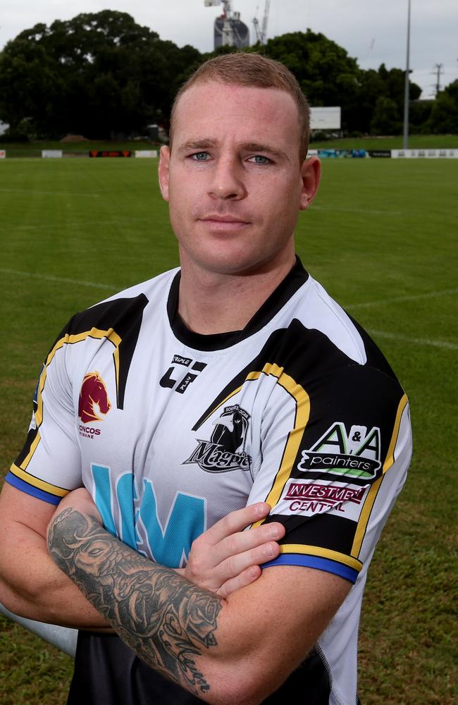 Matt Minto from Rockhampton had a rugby league career before working in the mines.