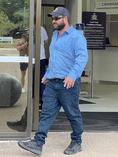 Jeremy Robert Spiteri leaves the Darwin Local Court on Tuesday. Picture: Jason Walls