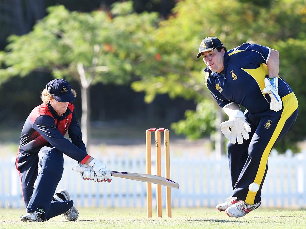 CRICKET: Sunshine Coast division 1 T20 finals. Maroochydore V Gympie. Maroochydore's Luke McInnes. Photo Patrick Woods / Sunshine Coast Daily.