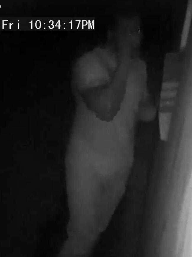 CCTV of the alleged ‘peeping Tom’.