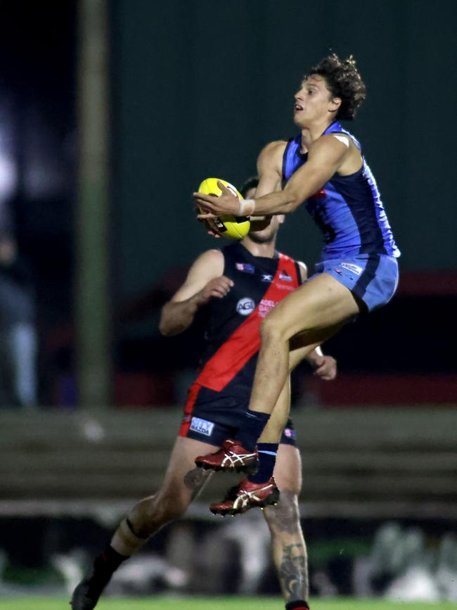 Borlase in his debut for Sturt this year. Picture: Kelly Barnes