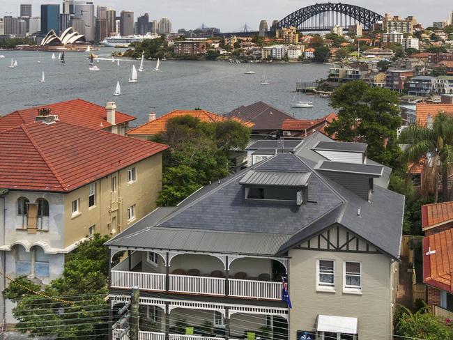 Emerald City Hotels’ Cremorne Point Manor with a harbour backdrop. Picture: Emerald City Hotels