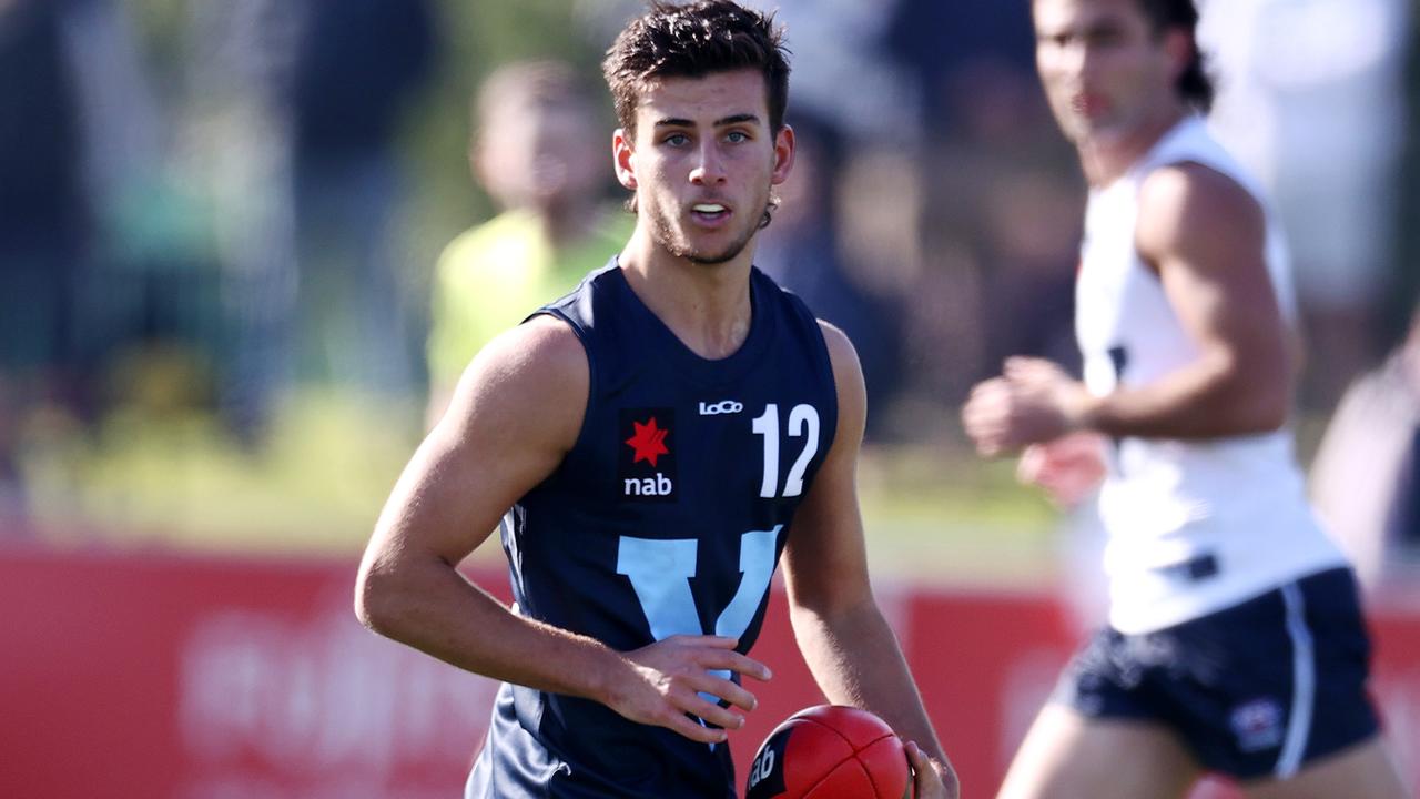 Nick Daicos in action for Vic Metro. Picture: Michael Klein