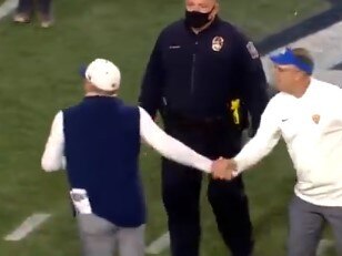 Georgia Tech coach Geoff Collins had no time for Pittsburgh's Pat Narduzzi.