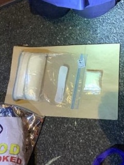 Some of the drugs allegedly found. Photo: Queensland Police