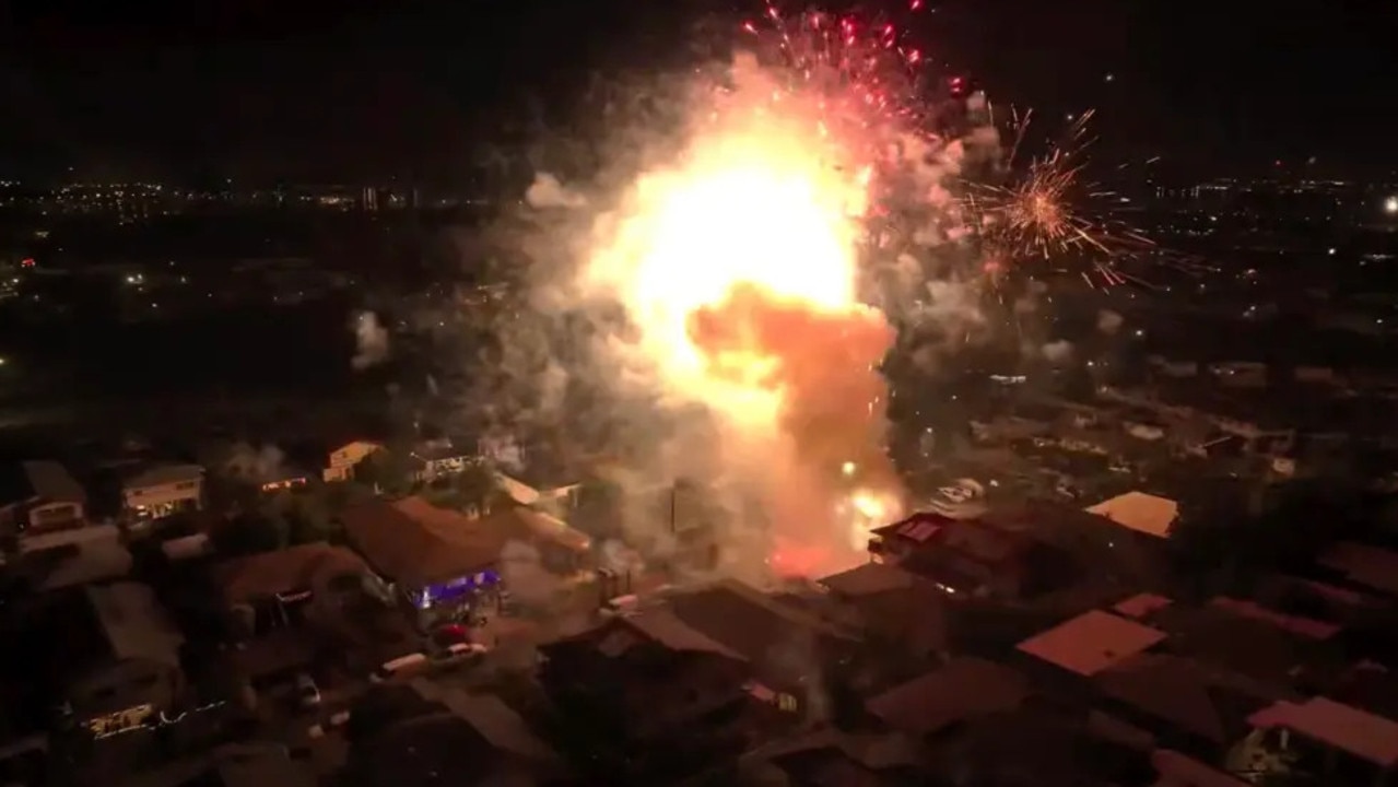 At least two people have died and 22 more people have been injured in a fireworks accident in Hawaii in the early hours of New Year’s Day. Picture: Instagram via @wendwardwylin