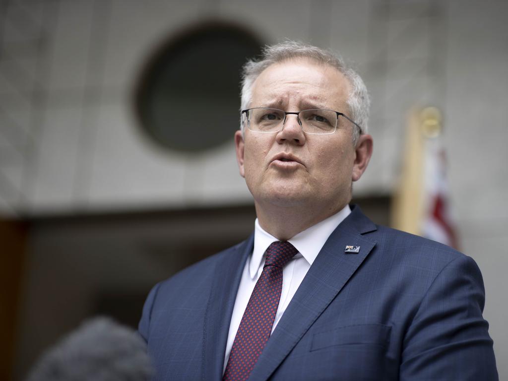 Prime Minister Scott Morrison has warned COVID-19 outbreaks “will continue to occur”. Picture: NCA NewsWire / Gary Ramage