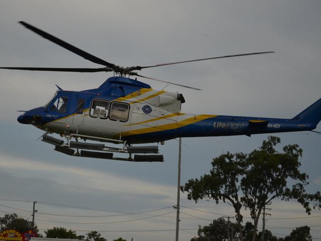 Driver airlifted to hospital after crash west of Toowoomba