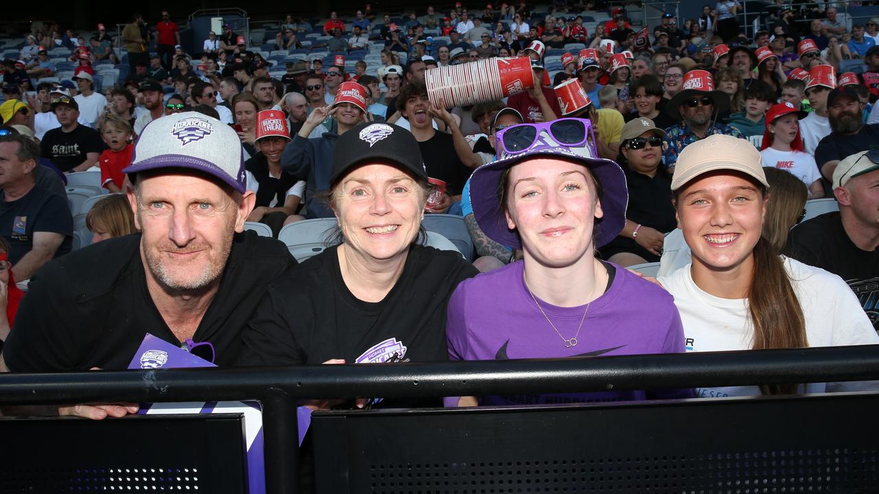 Adam Laurie, Alison Laurie, Kiera Laurie and Miah Beardshaw. Picture: Alan Barber