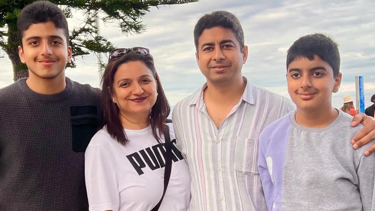 The Sikka family. Picture: Supplied