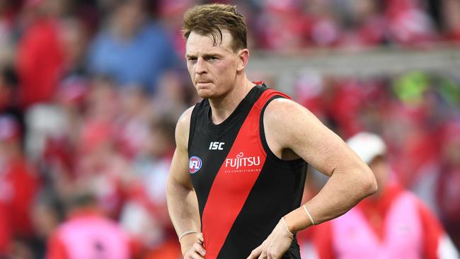 Brendon Goddard’s emotional outbursts can polarise fans. Picture: AAP