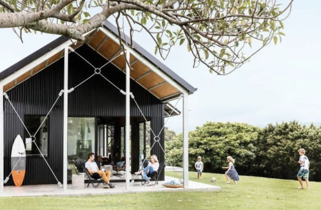 The Shed encourages guests to enjoy the great outdoors. Picture: Airbnb