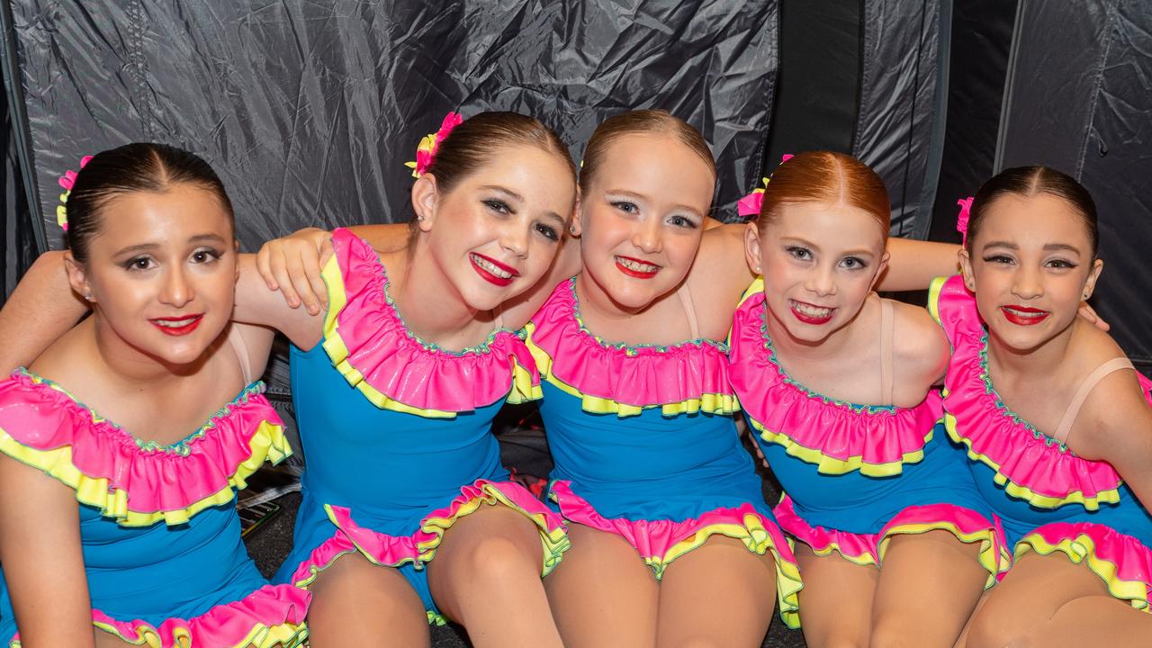 Emma Benincasa, Alexis Parsons-Ireland, Emmy Barber, Shiloh Sunnerdale and Emma Maxey at the 76th Mackay Eisteddfod Monday 2 October 2023 Picture: Michaela Harlow